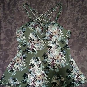 Ambrielle Beautiful Green Swimsuit Top